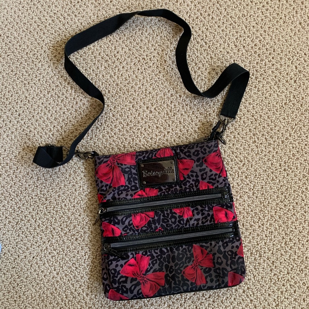 Betsy Johnson Betsyville Satchel Bag - VEUC